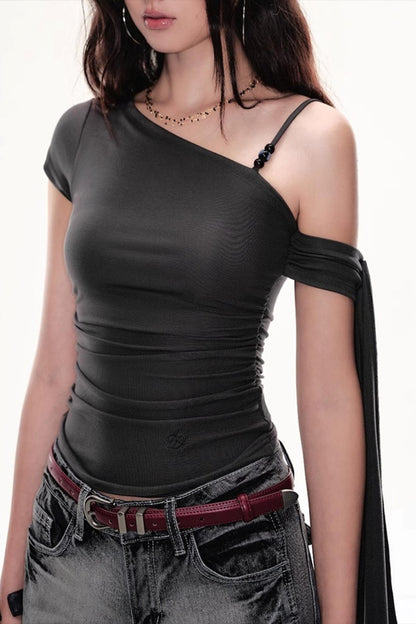 Slim Strapless T-Shirt