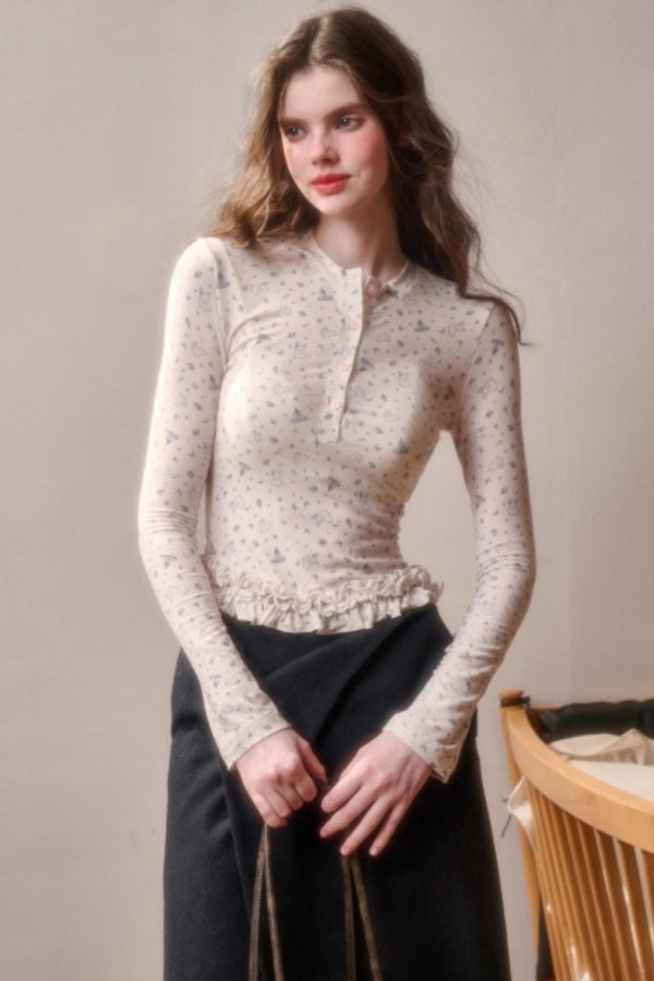 Fluffy Rabbit Lace Top