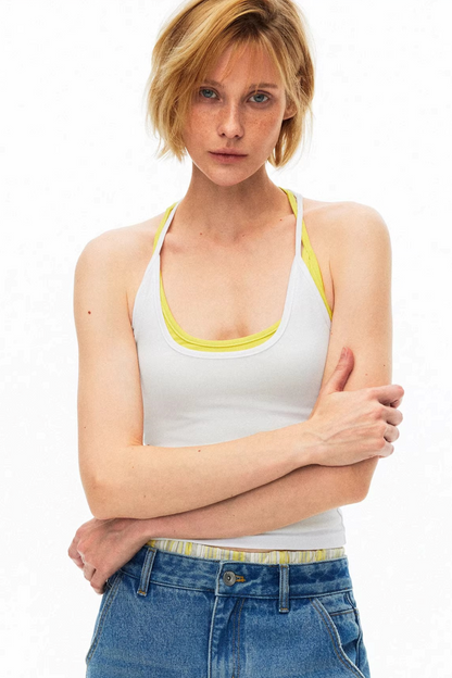 Elastic Cotton Slimming Top