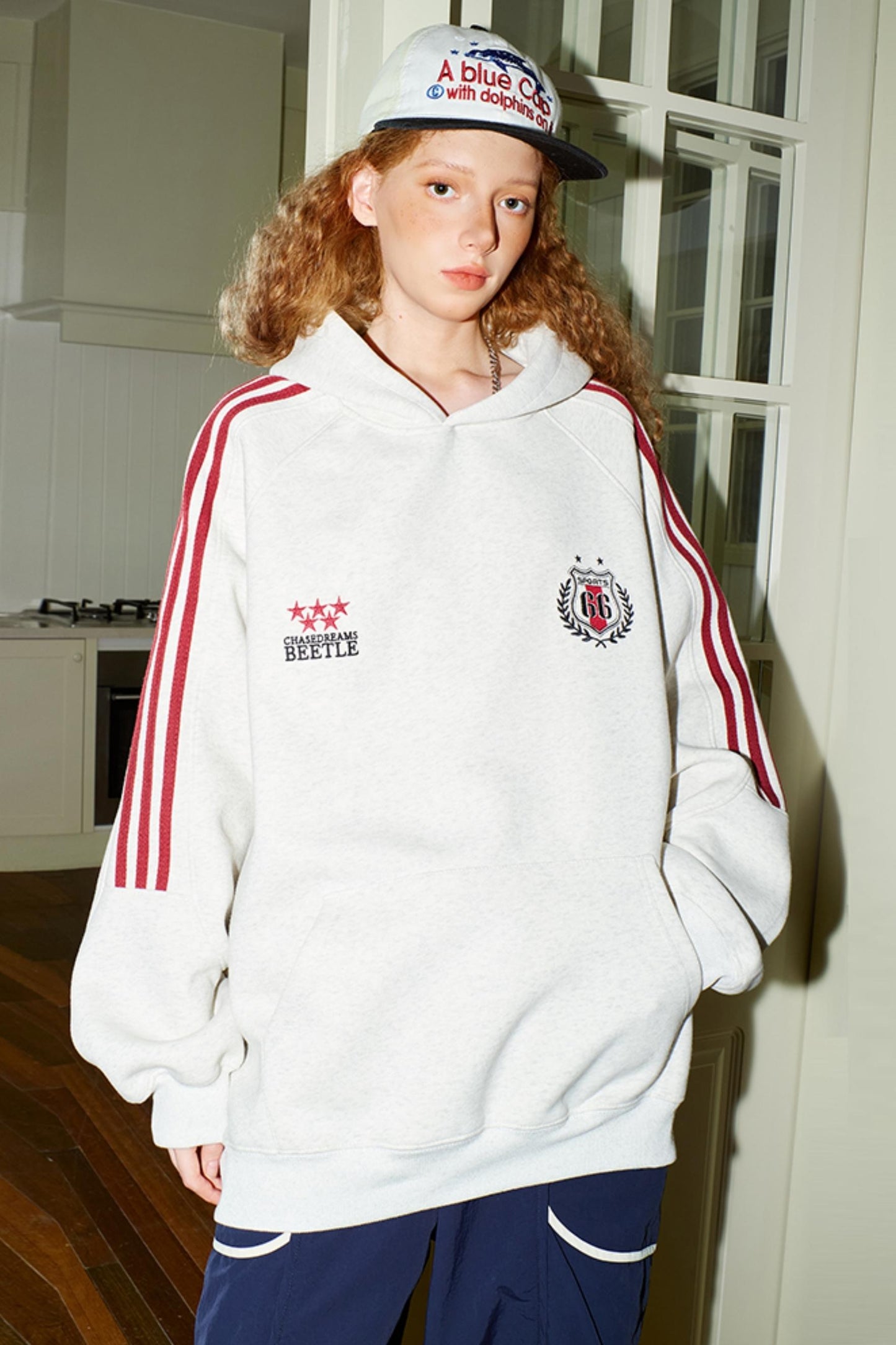 Loose Fit Hooded Top