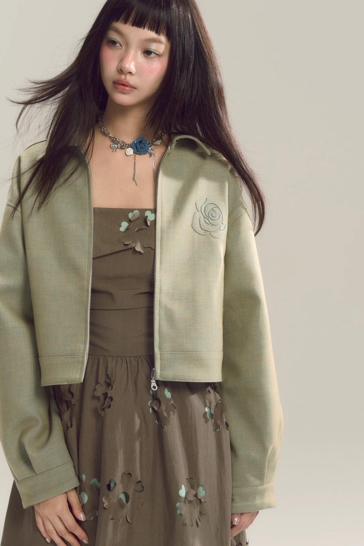 Coastal Floral Halter Dress