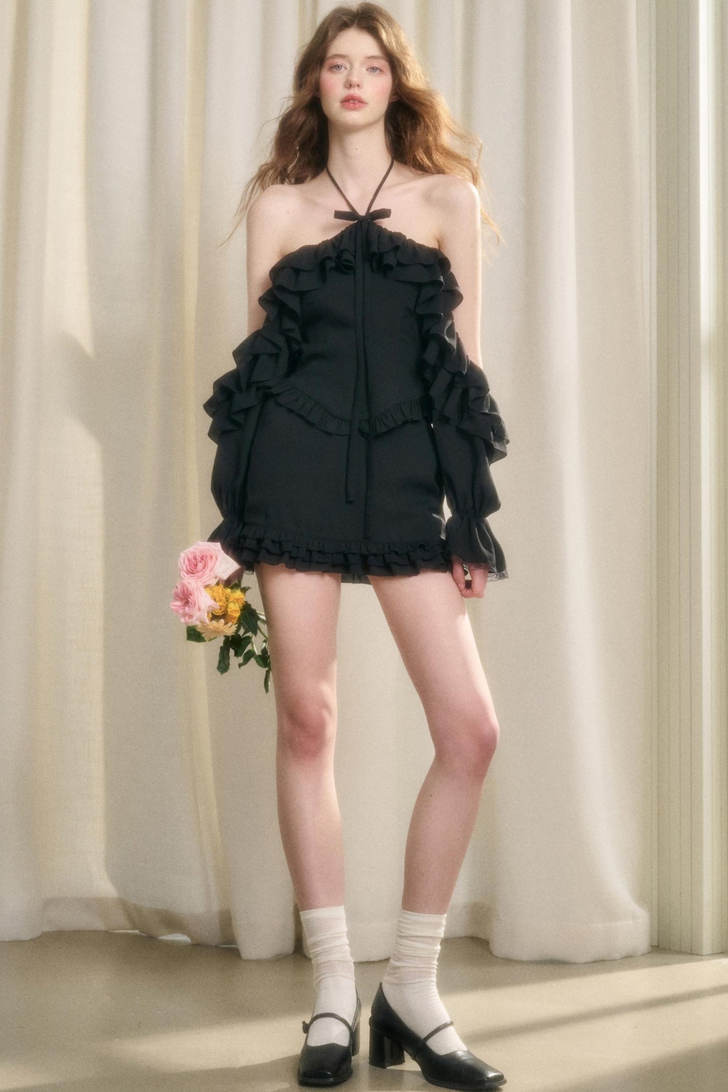 Galaxy Vanilla Bow Tie Necklace Set-Up