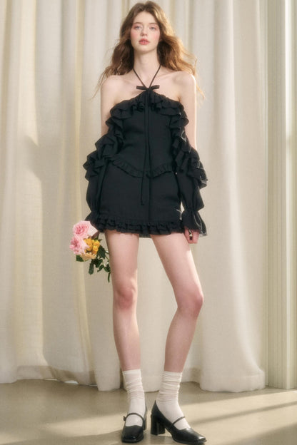 Galaxy Vanilla Bow Tie Necklace Set-Up