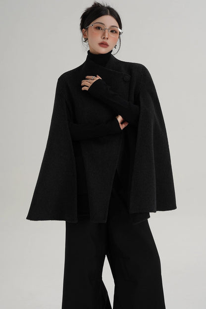 Woolen Cape Coat
