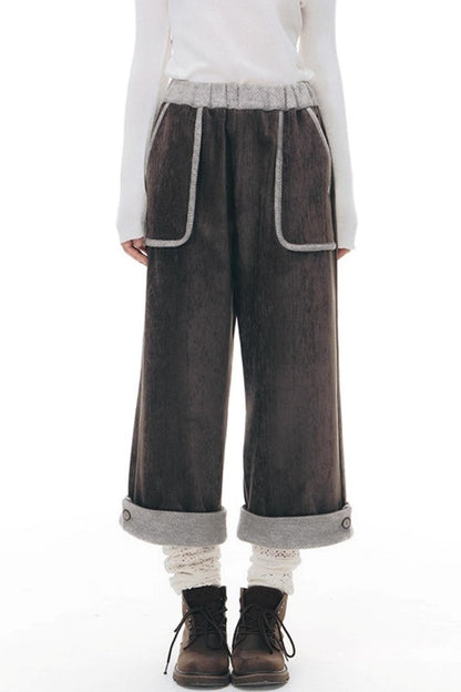 Chenille Multi-Pocket Pants