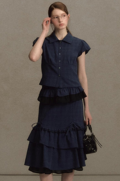 Plaid A-Line Suspenders