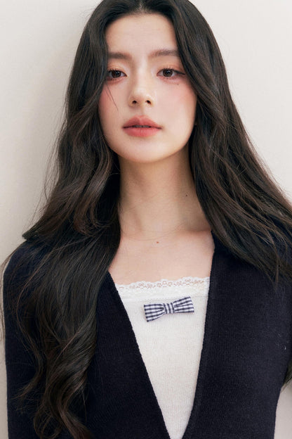 Elegance Bow Accent Skirt Set-Up