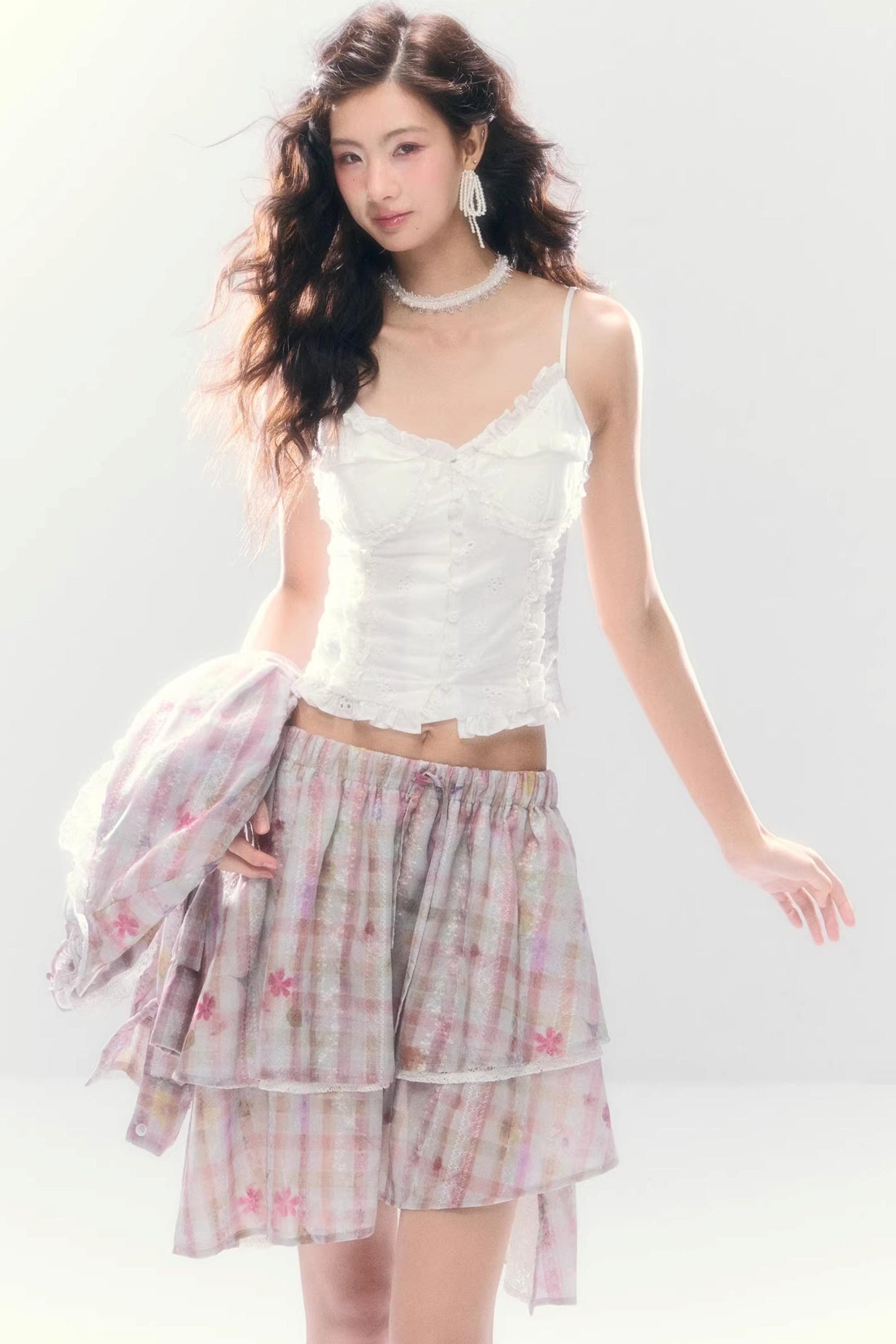 Okinawa Lace Cotton Camisole