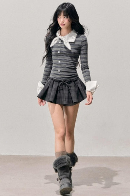 Unsent Mailbox Striped Top