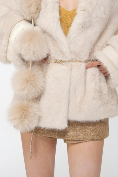 Real Fox Fur Collar Scarf