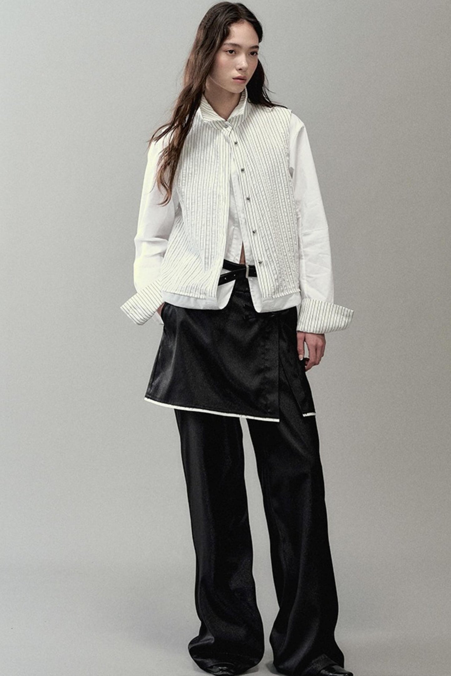 Deconstruct Striped Shirt