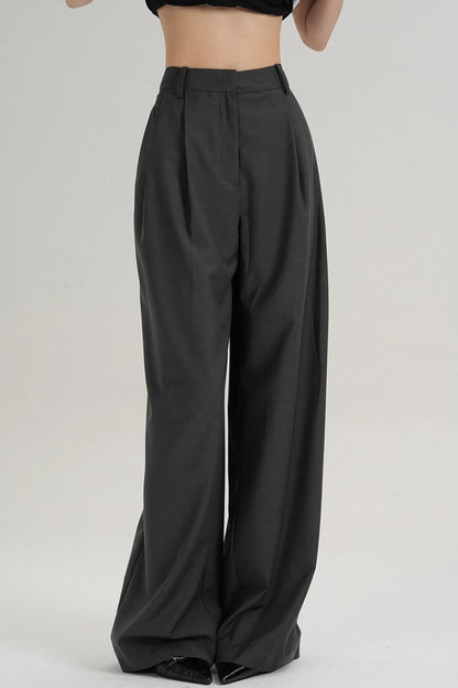 Straight-Leg Trousers