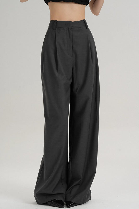 Straight-Leg Trousers