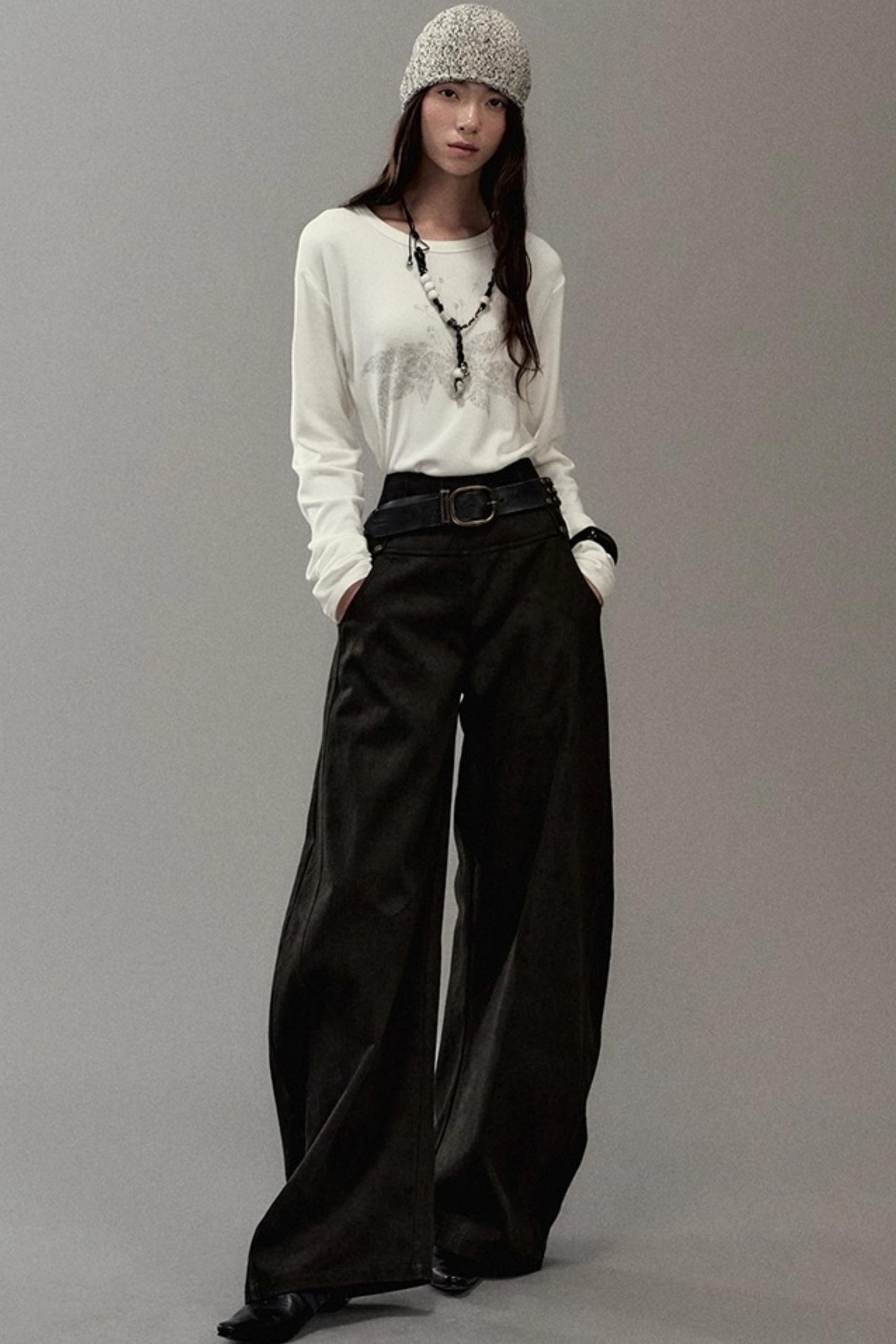 Floating Floral Crewneck Top