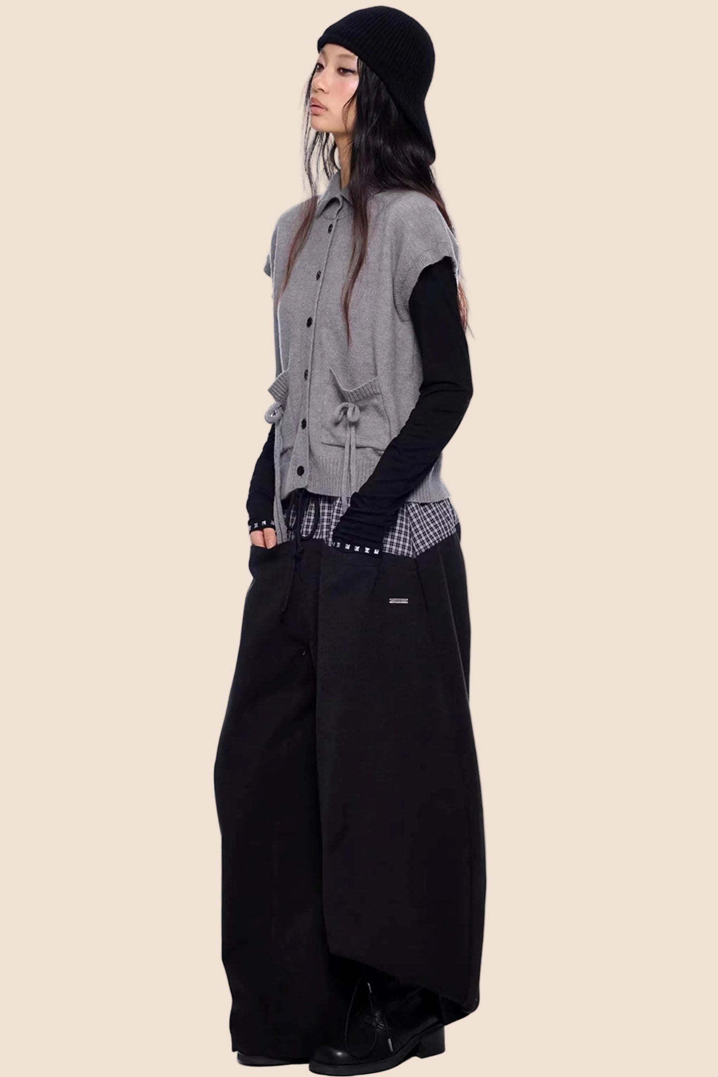 Hochintelligente Wollstrickjacke