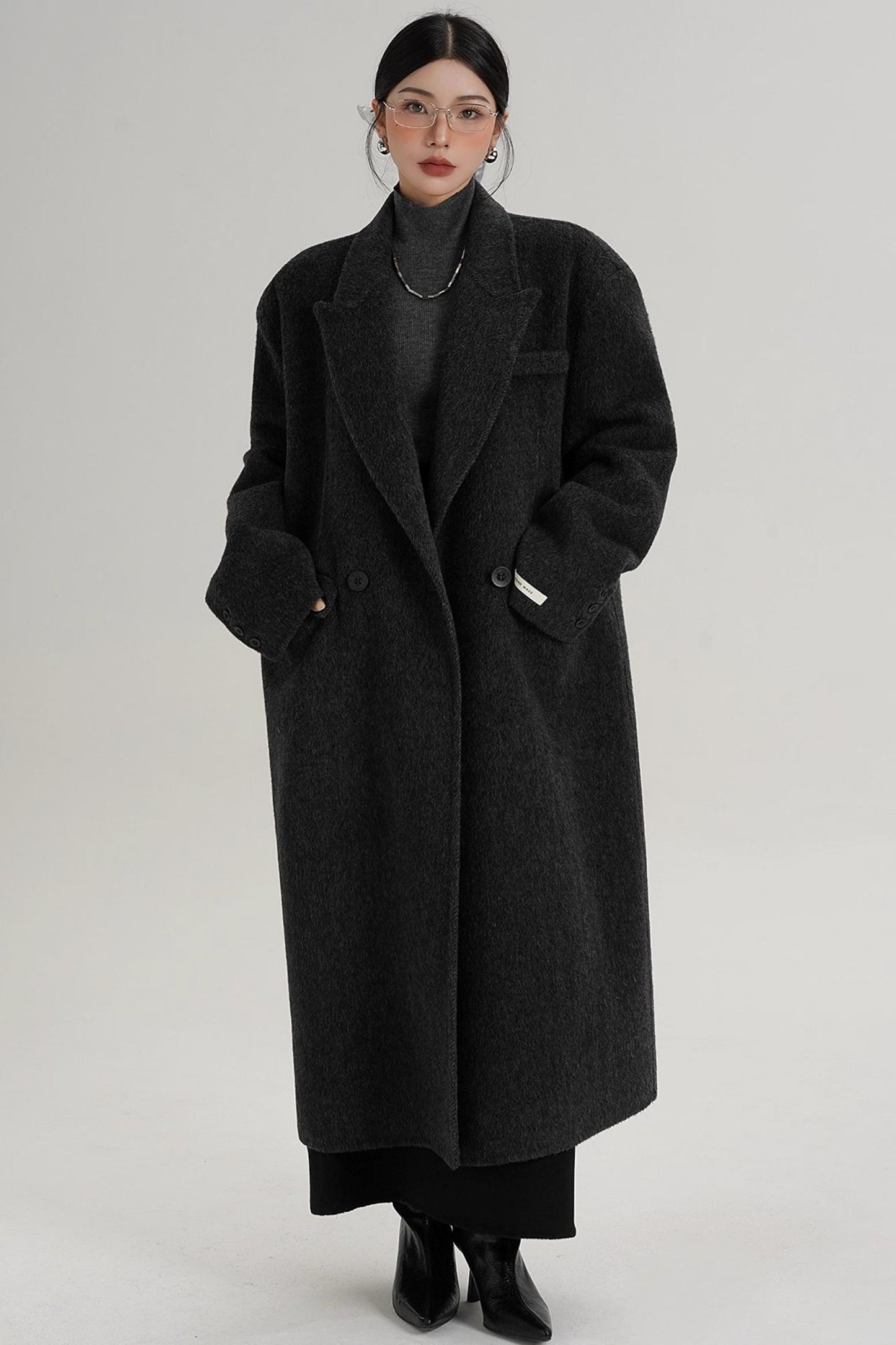 Elegant Long Wool Coat