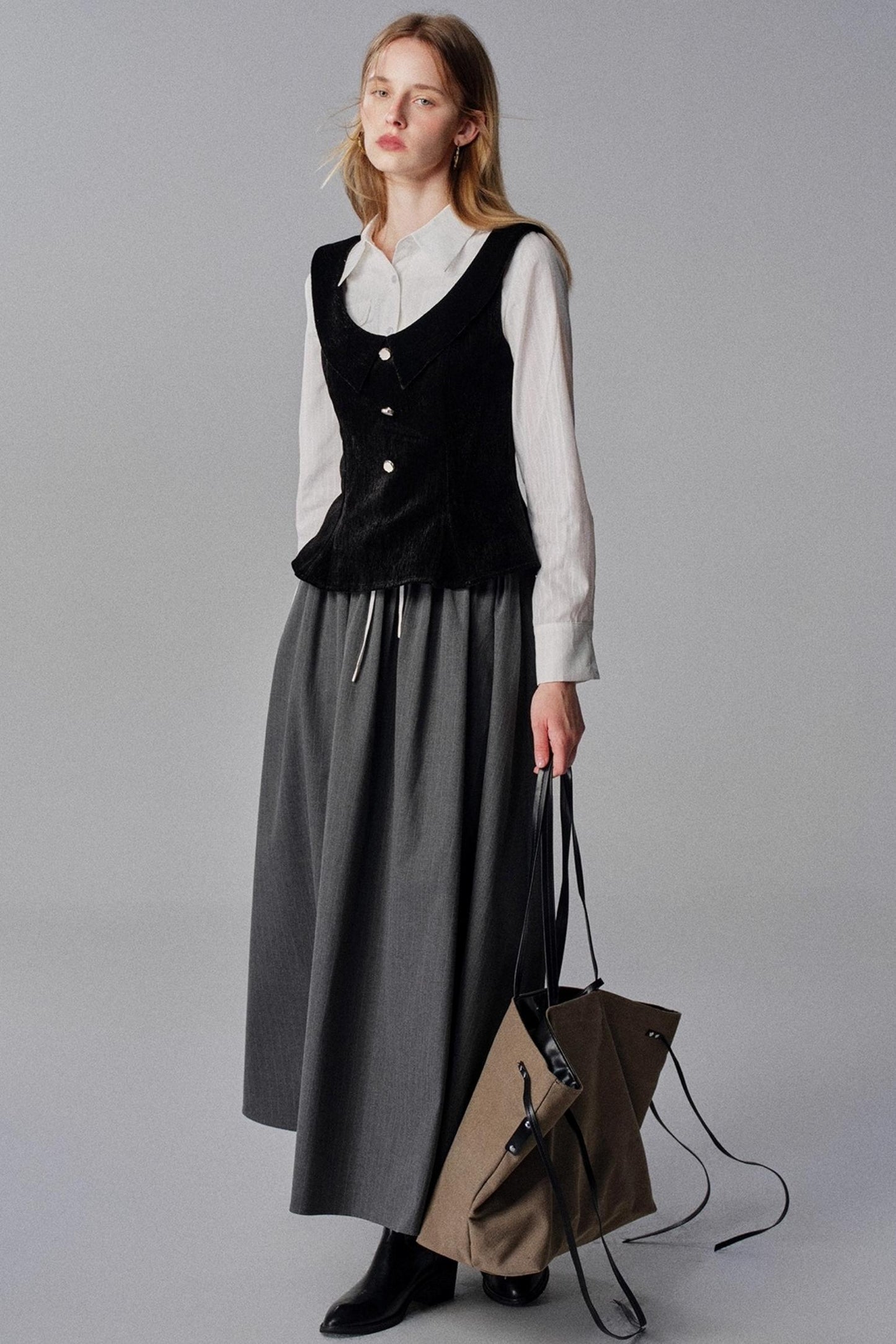 Mountains Seas Nordic French Retro Vest