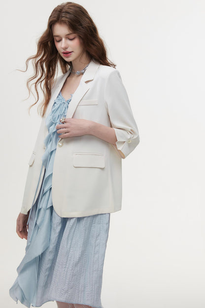 Halter Neck Ruffle Summer Dress