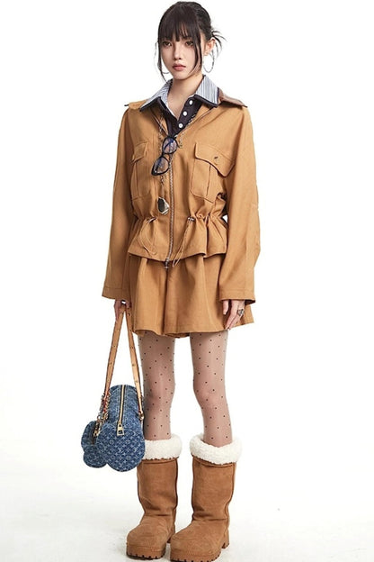 Autumn Style Trench Coat Set-Up