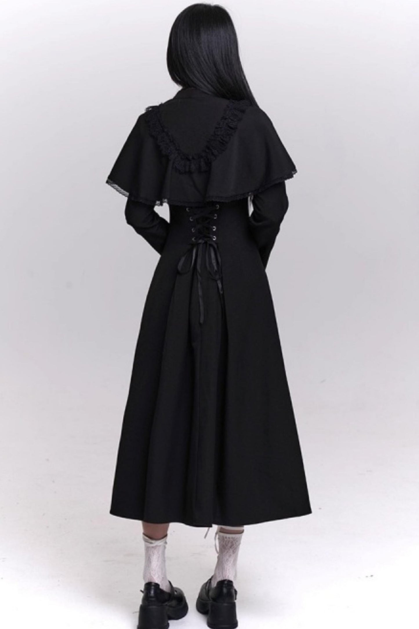 Gothic Black Long Dress