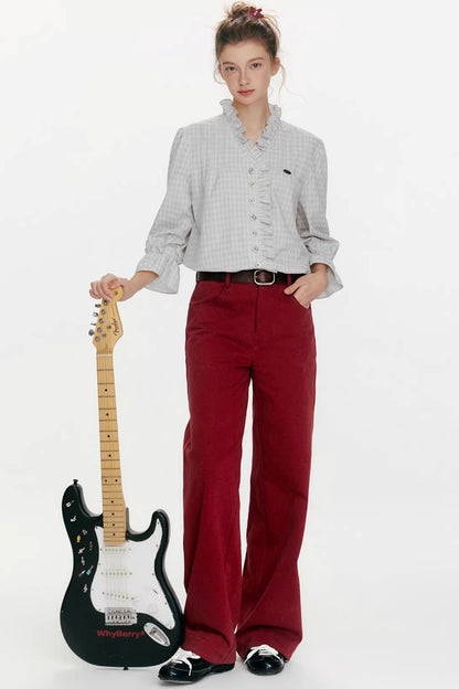 Casual Wide-Leg Long Pants