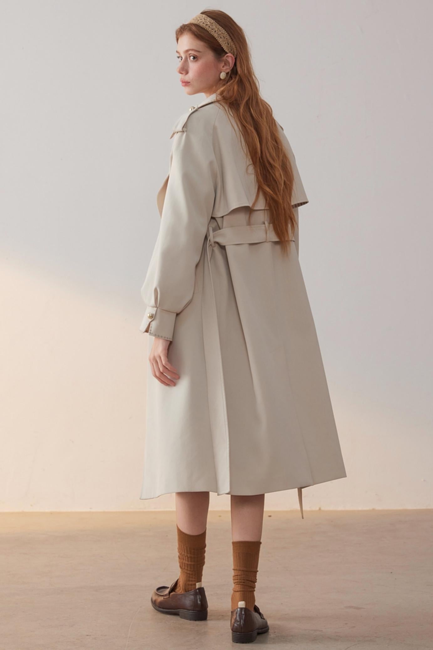 Lapel Trench Coat