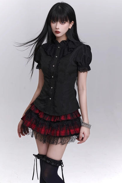 Gothic Ghost Black Shirt