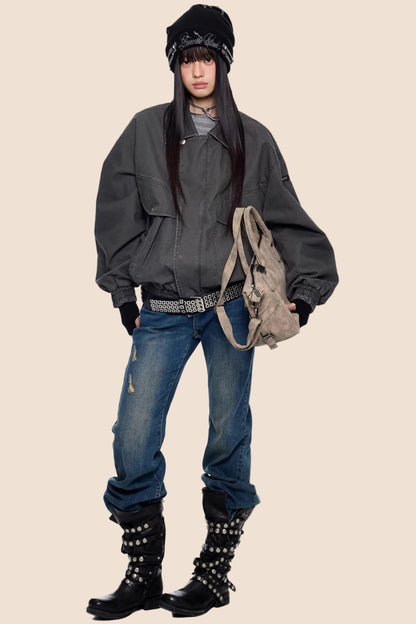 Mikro-weit Retro Schlaghosen