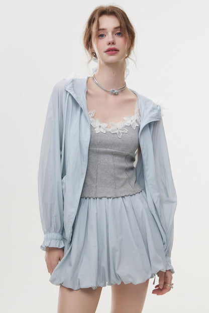 Elegant Fluff A-Line Skirt