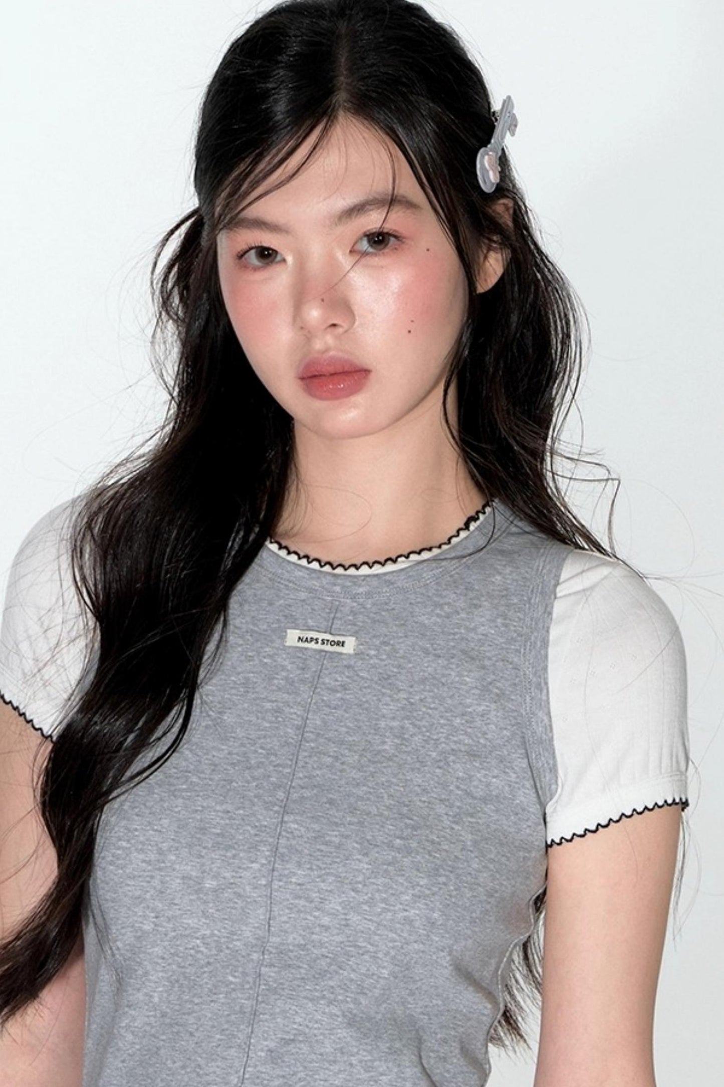 Detachable Lace Stitched Tank Top