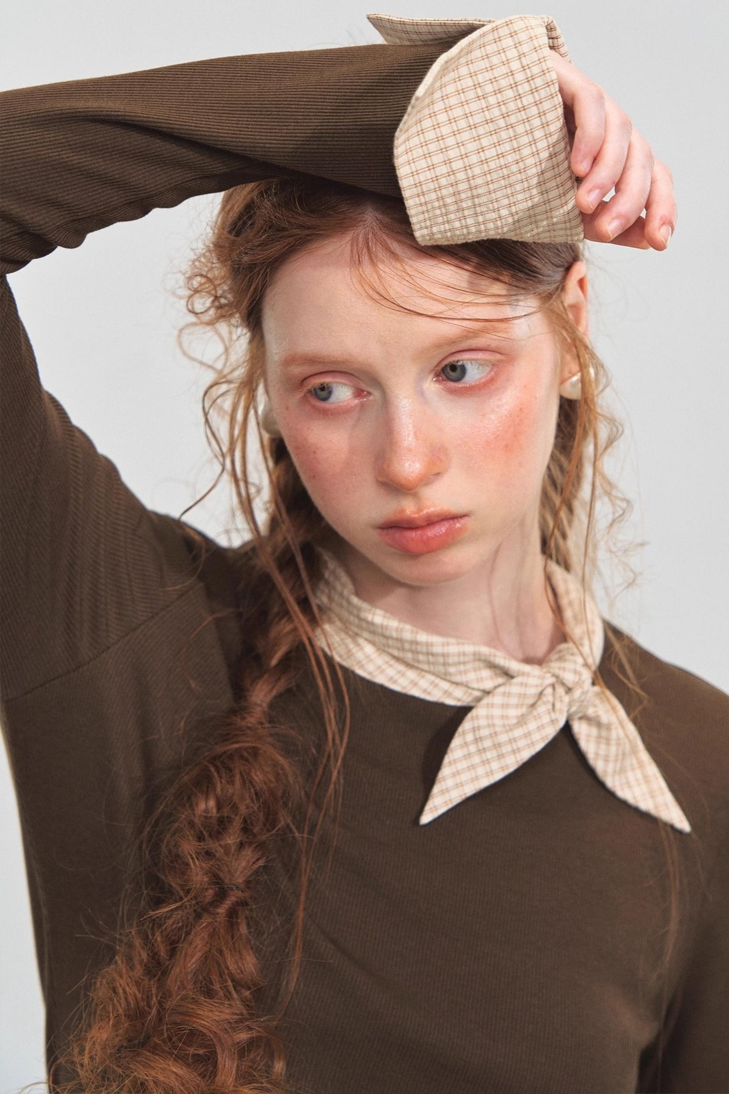 Bow Tie Slim Knit Top