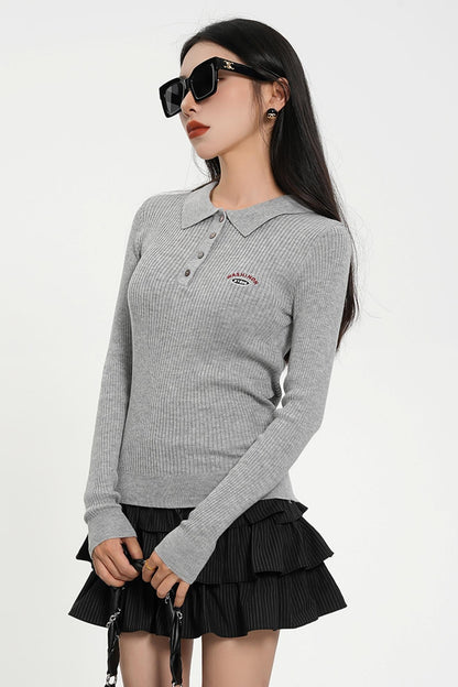 Slim Fit Knit Pullover Sweater