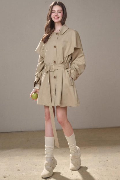 Retro Loose Trench Coat