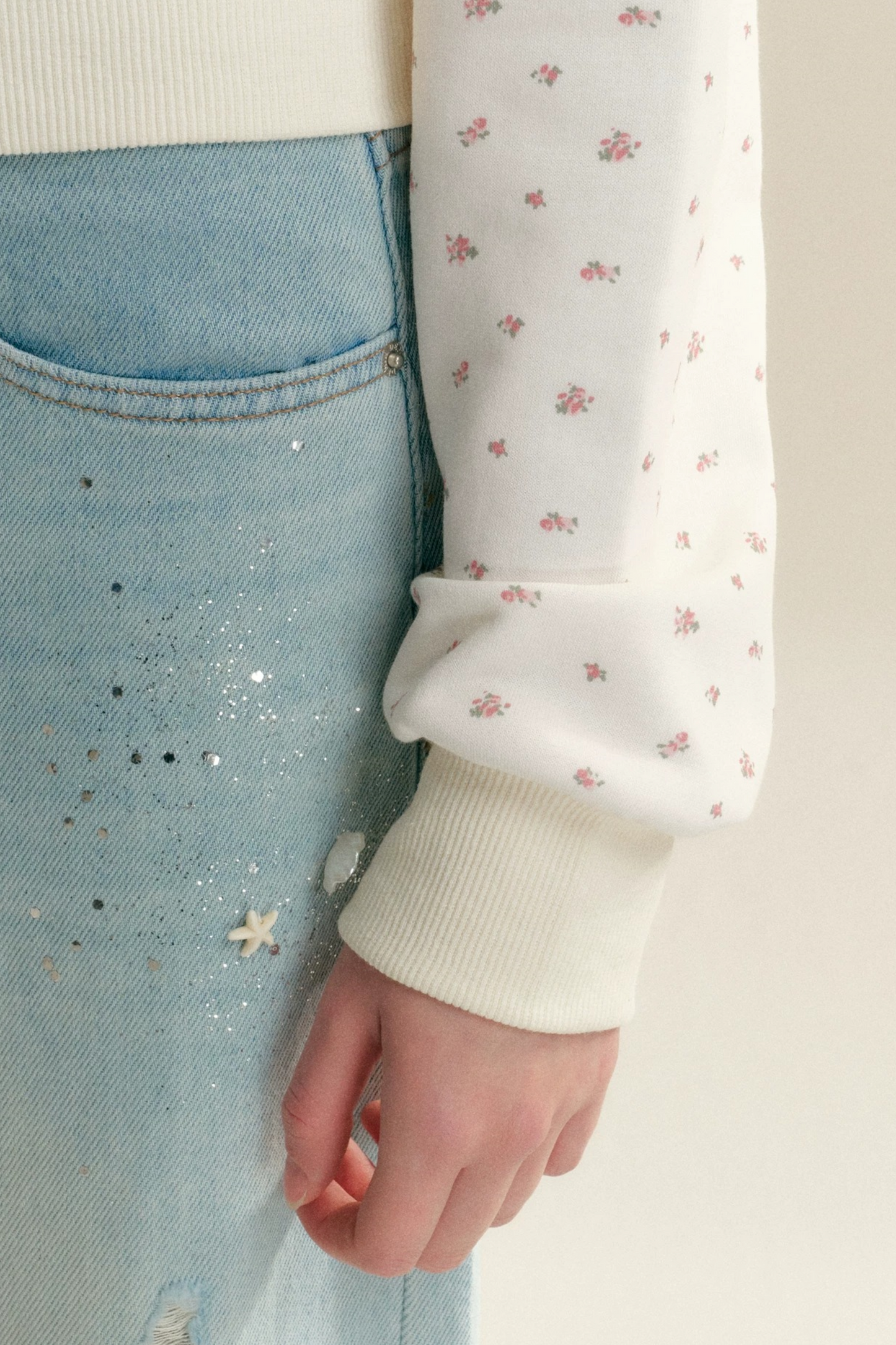 Floral Hooded Cardigan Jacket