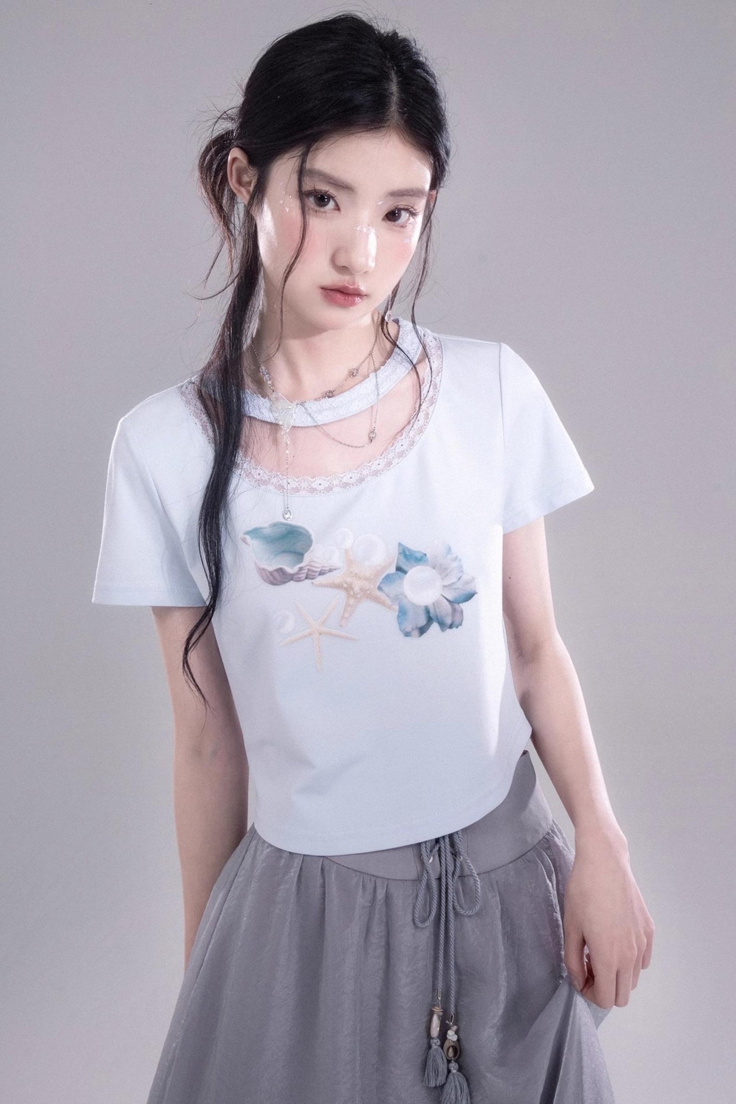 Oceanic Round Neck Tee