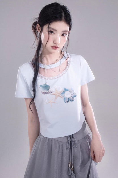 Oceanic Round Neck Tee