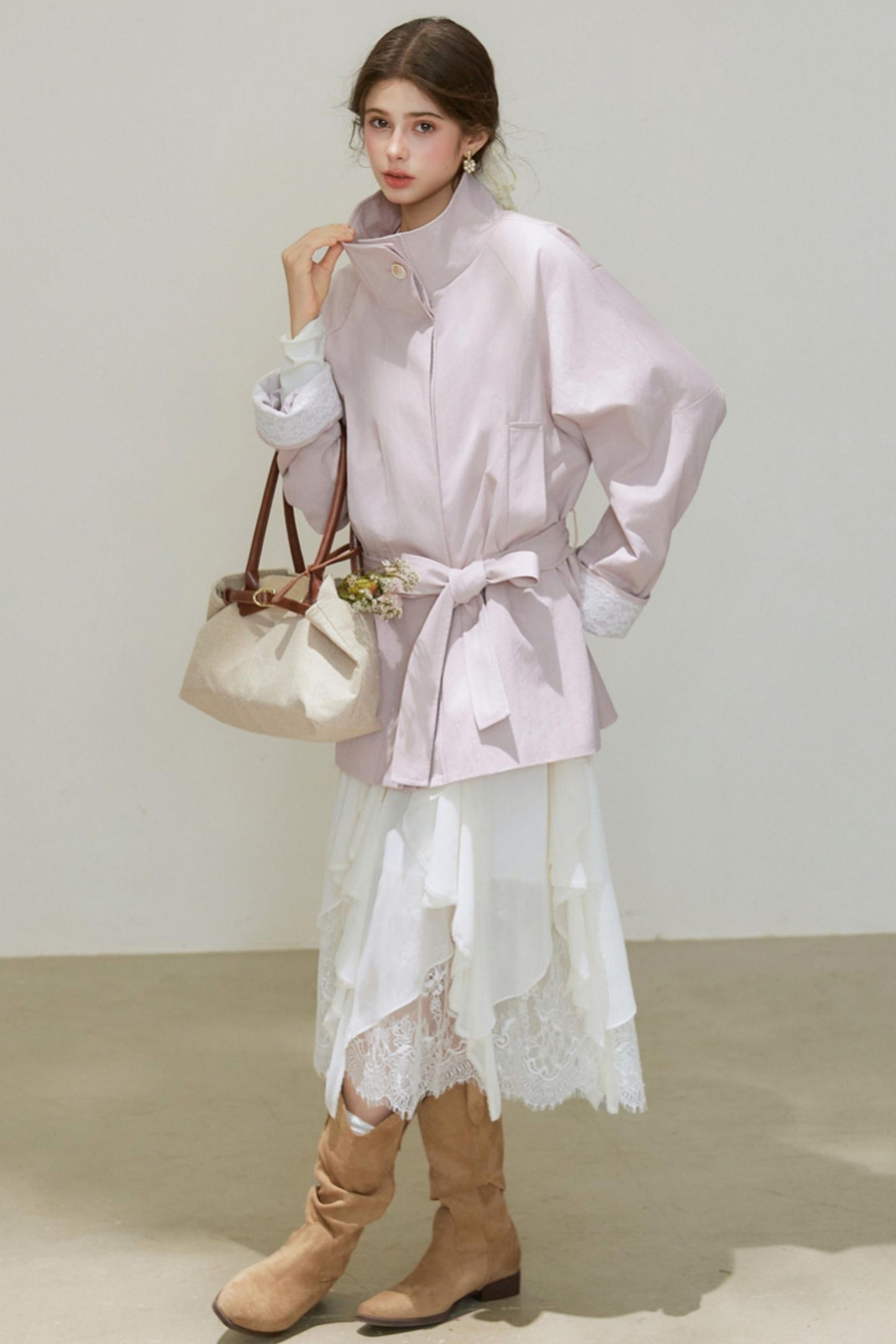 Autumn Silhouette Trench Coat