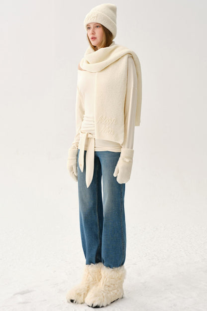 Light Rayon Pleated Long Top