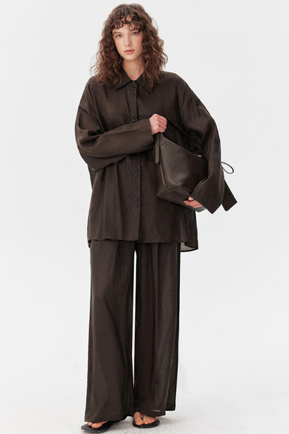 Tencel Ramie Summer Shirt Set-Up