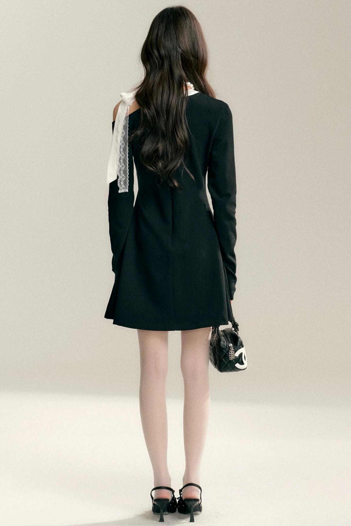Hepburn Off-Shoulder Dress