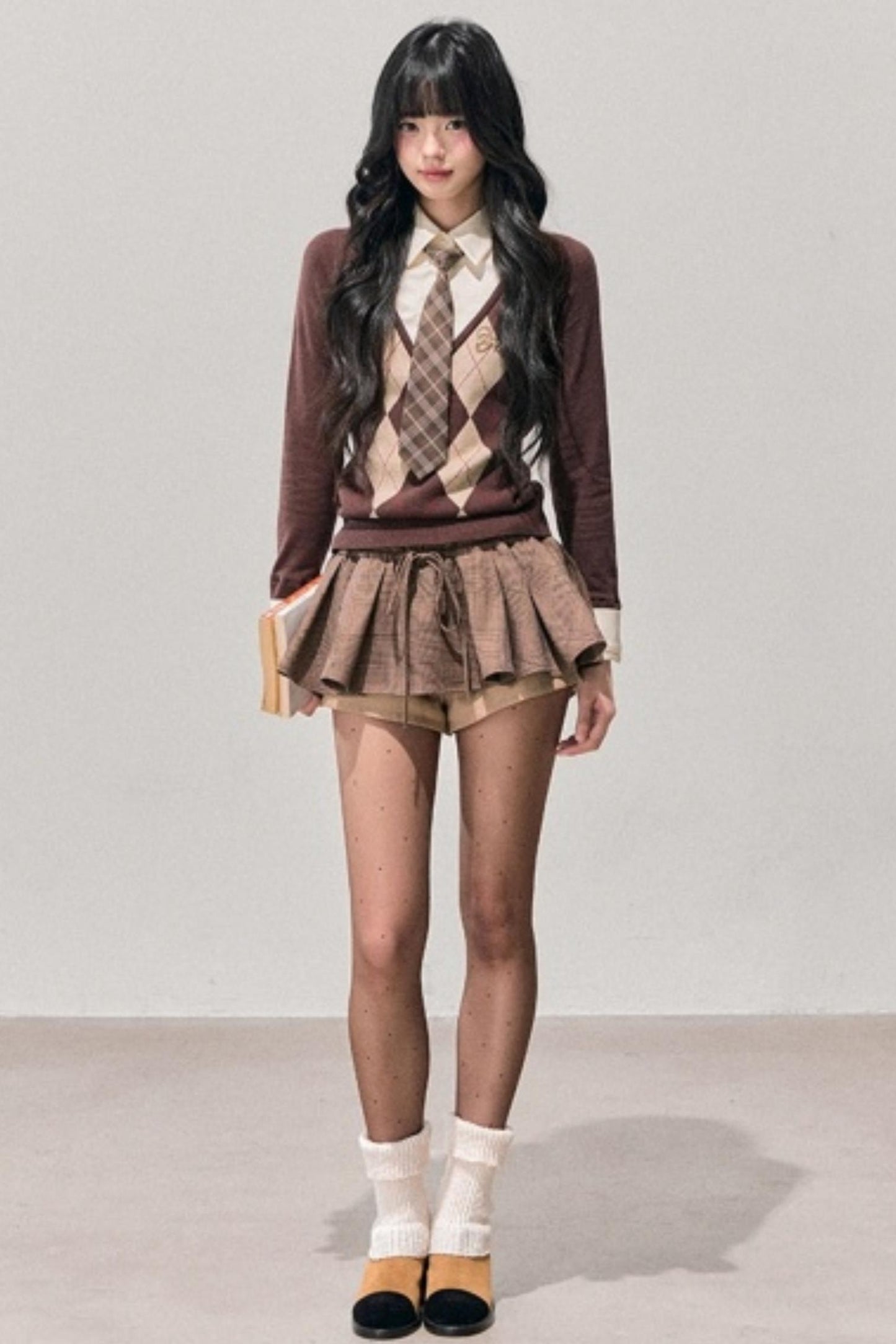 Plaid Annie Waltz Skirt