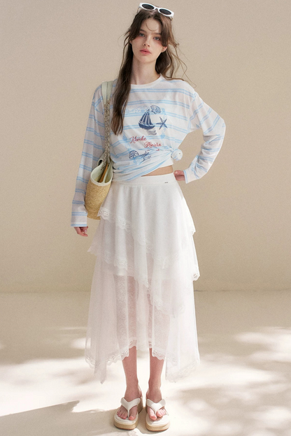 French Romantic Lace Skirt