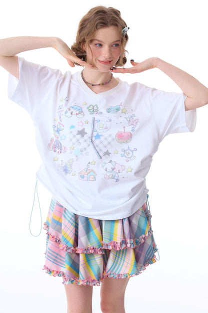 Loose Fit Art Print T-Shirt