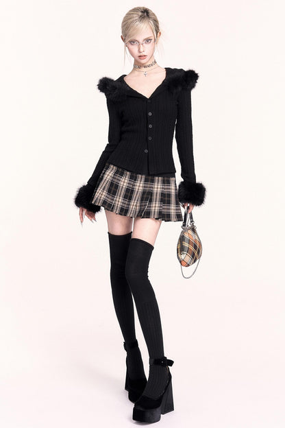 Japanese Plaid Pleated Skirt