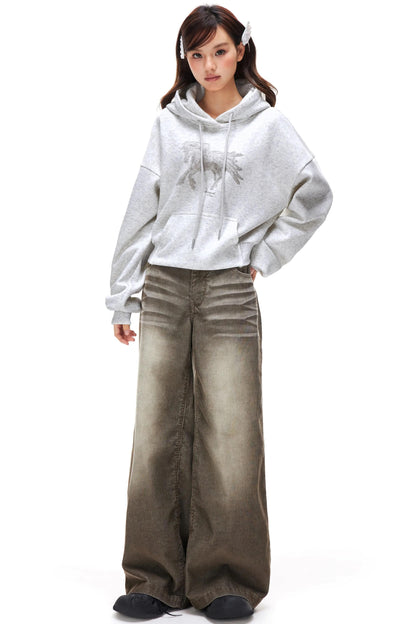 Retro Washed Corduroy Pants