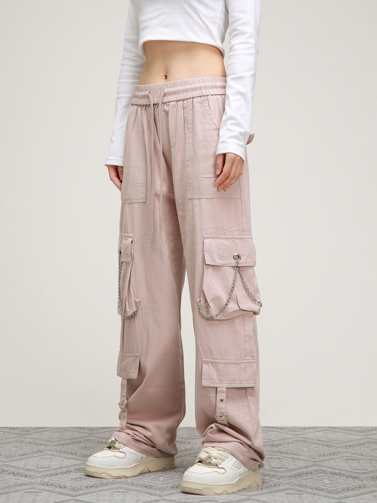 American Retro Straight Loose Track Pants