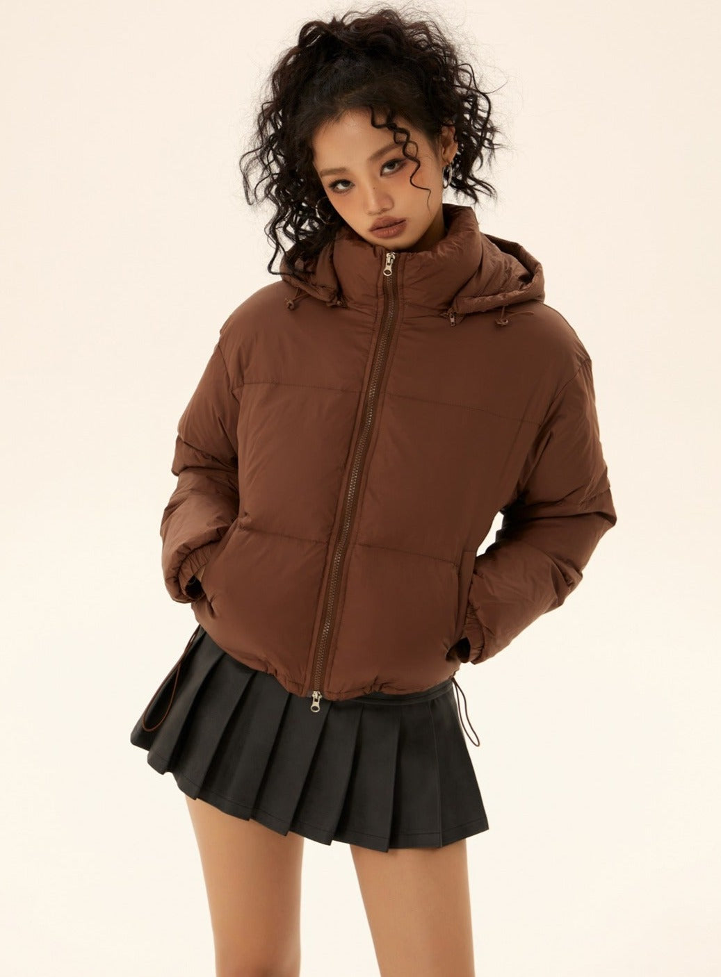 Long-sleeved Loose Down Jacket