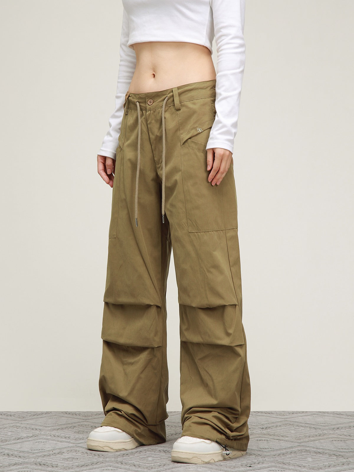 Maillard Loose Straight Casual Pants