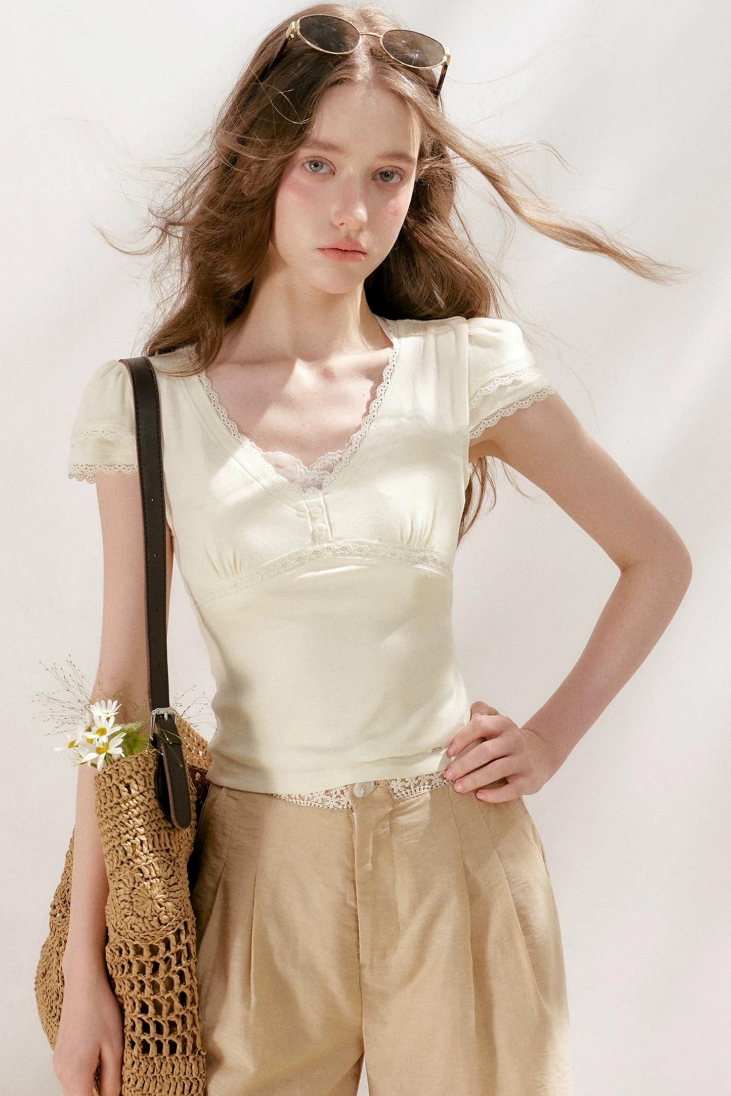 Softfit French Lace Top
