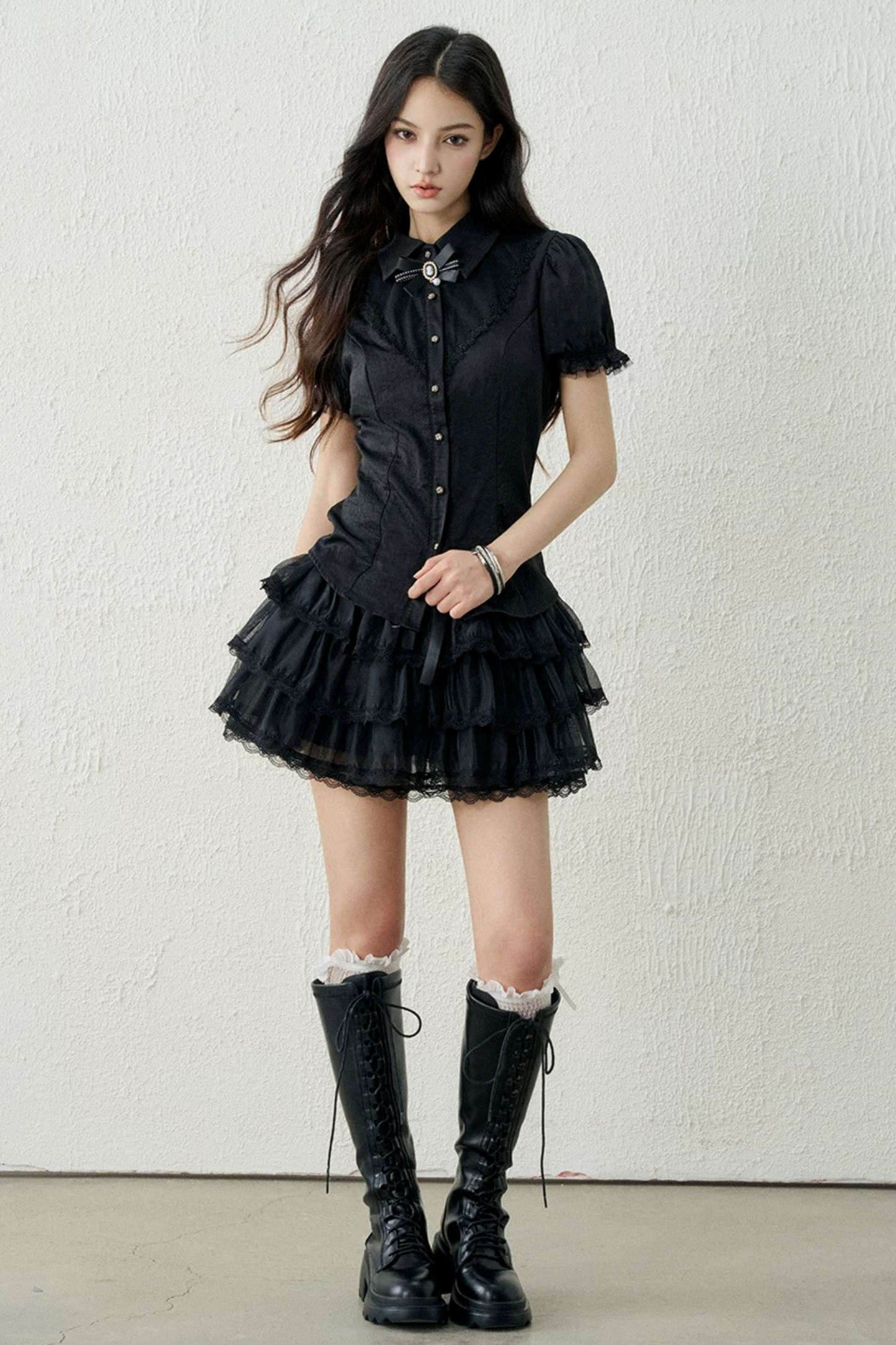 Ghost Girl Puff Sleeve Top